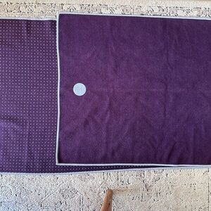 Purple Manduka Yoga Mat and Towel Set
